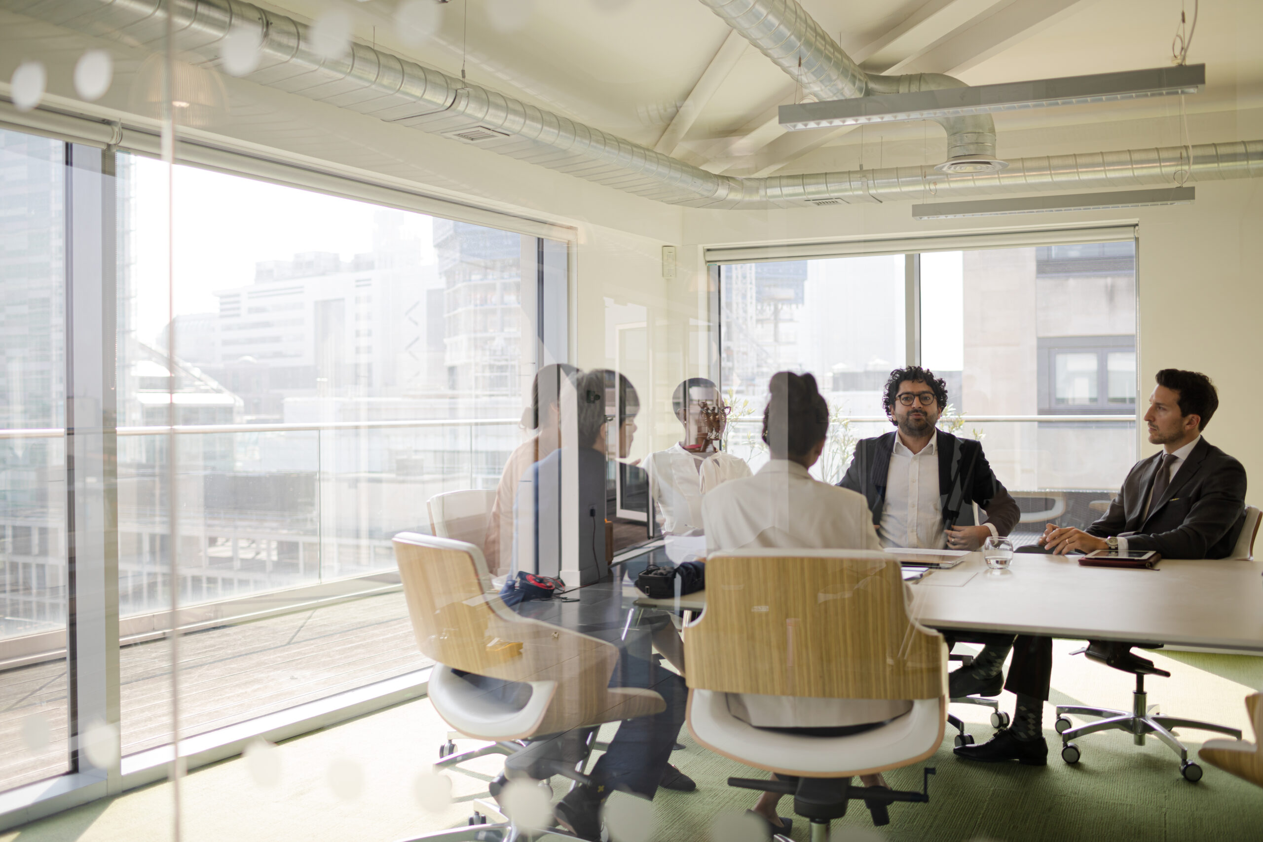 Business people in conference room meeting