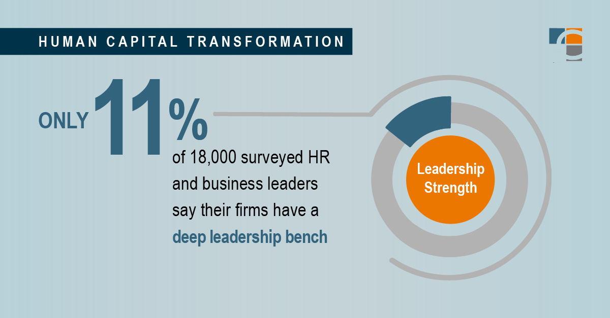 leadership bench is lacking in leadership development programs