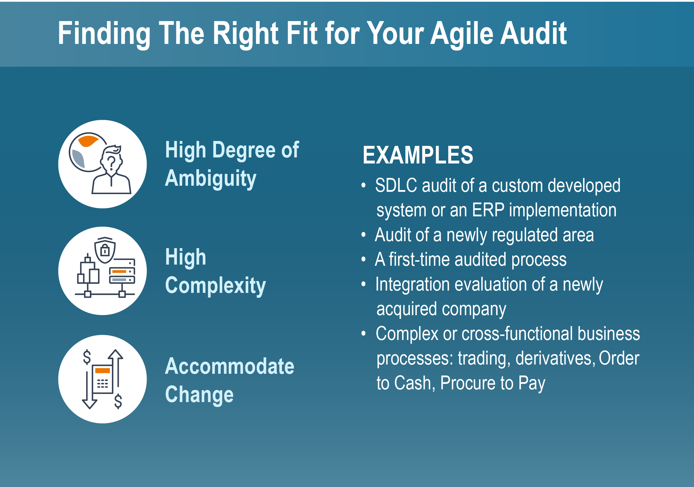 agile auditing roles and teams