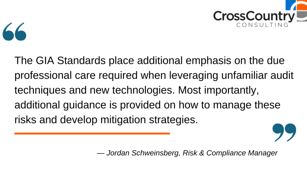 global internal audit standards and audit technologies