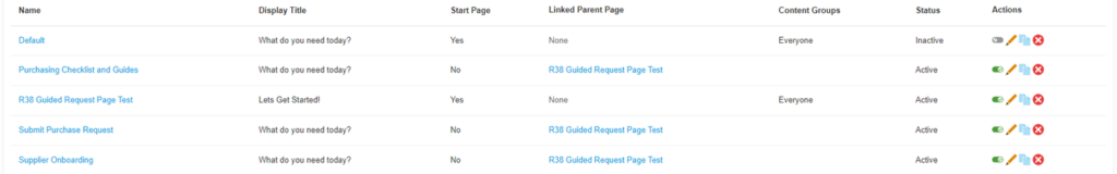 coupa R38 guided request linked pages